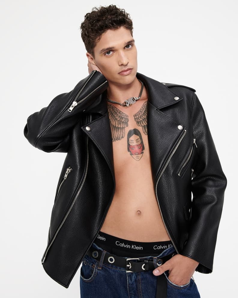 Calvin Klein leather jacket