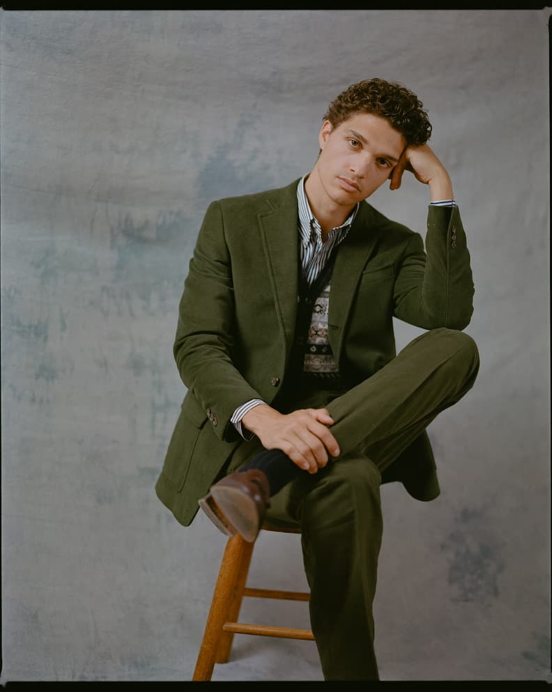 Green suit - stool